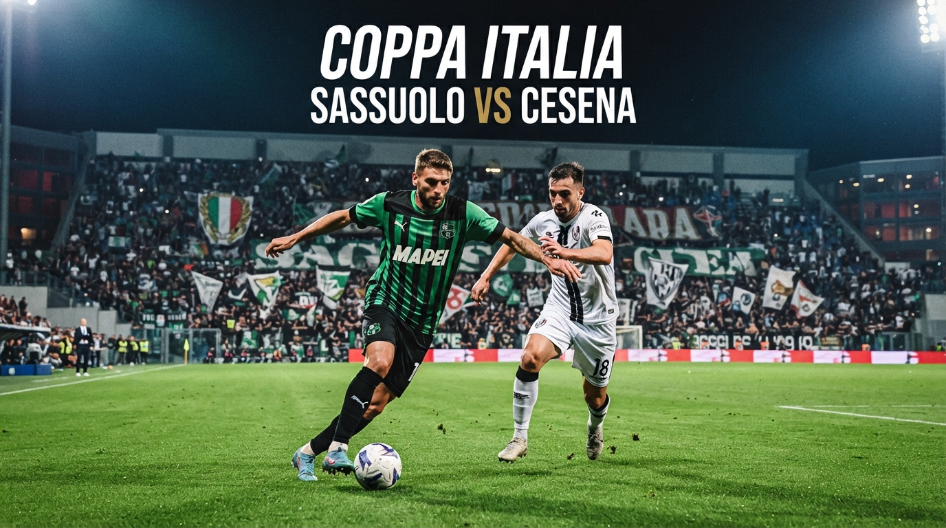 Sassuolo vs Cesena Coppa Italia Malam Ini Pukul 23.30 WIB – Streaming Pertandingan dan Informasi Terbaru Hadir Melalui Jalalive untuk Penggemar